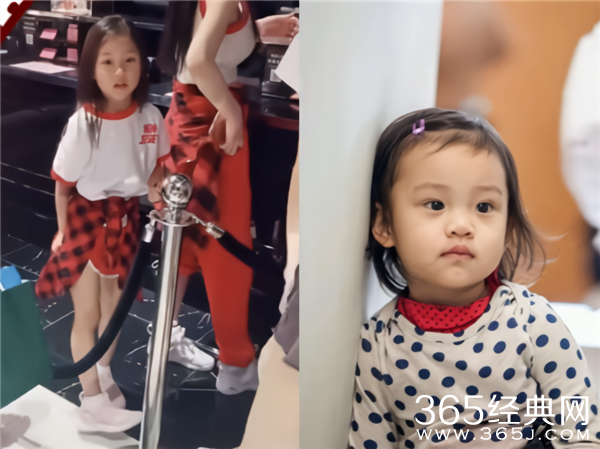 李小璐带甜馨逛街 小甜馨越来越漂亮了