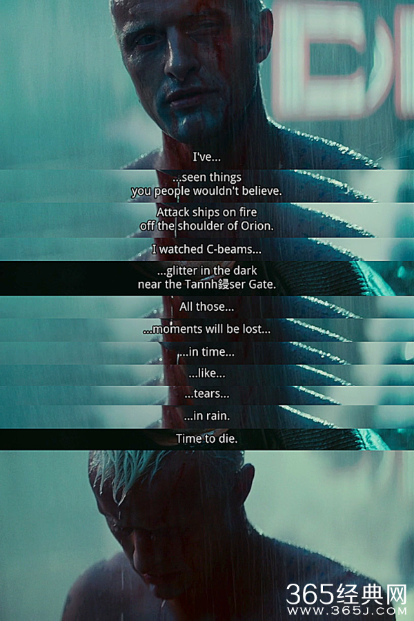 《银翼杀手》复制人哈尔去世 留下“雨中的眼泪”经典台词