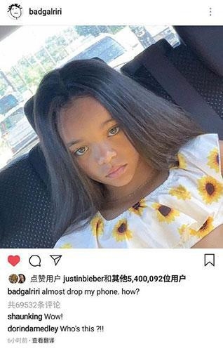 迷你版蕾哈娜上线？小女孩撞脸蕾哈娜