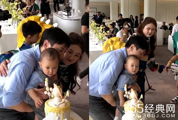 沈腾为儿子周岁宴 娇妻胖到认不出
