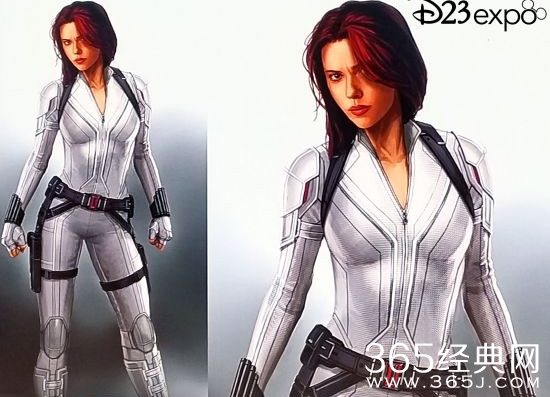 黑寡妇新海报曝光 全新白色战服简洁干练