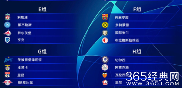 欧冠抽签今晨揭晓 巴萨国米多特死亡组