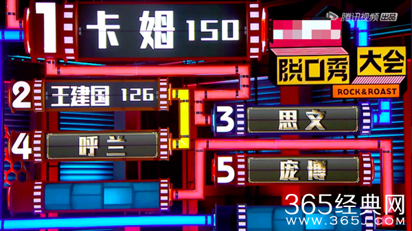 脱口秀大会冠军卡姆 王建国第二思文第三