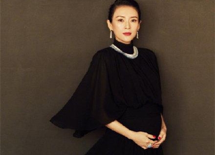 章子怡怀胎七个月 汪峰：看不出肚子啊这么瘦