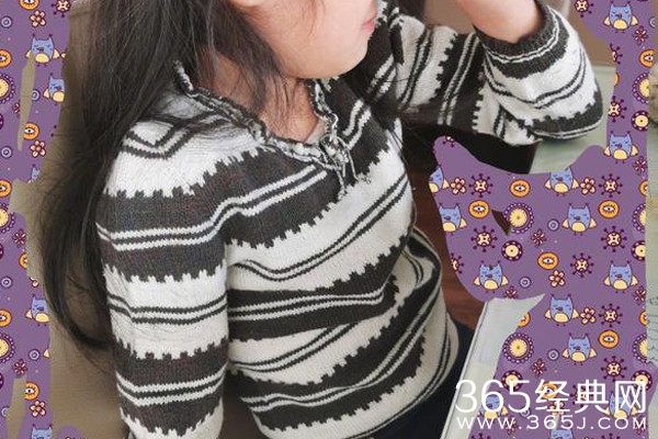 马伊琍传家毛衣 自己穿完两个女儿穿回忆满满