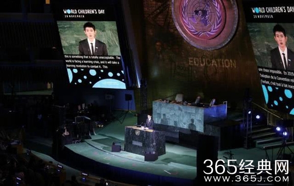 王源联合国演讲发言 全程用中文演讲