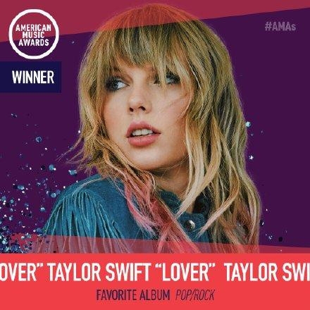 2019全美音乐奖获奖名单揭晓 霉霉成该奖史上获奖最多艺人