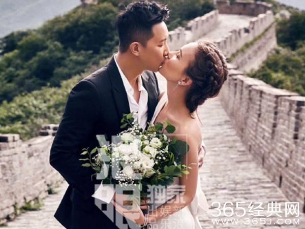 韩庚卢靖姗婚纱照曝光！长城热吻约定终身