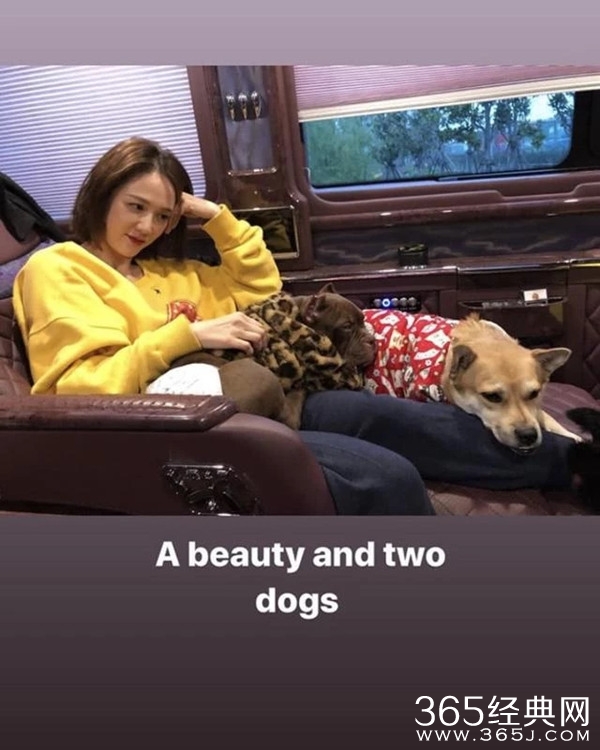 陈乔恩外出拍戏男友艾伦陪同 晒出男友视角美照