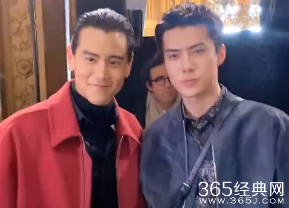 历史名场面 两位神颜男神彭于晏吴世勋同框！
