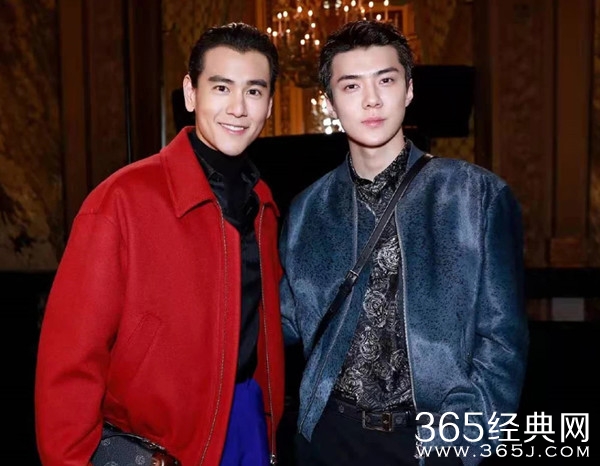 历史名场面 两位神颜男神彭于晏吴世勋同框！