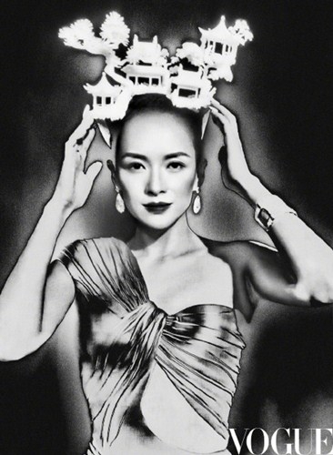 章子怡VOGUE金九封面曝光  五登上VC封面，含金量十足！