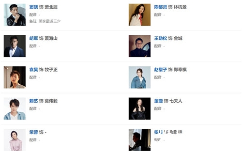 《良辰好景知几何》人物关系介绍