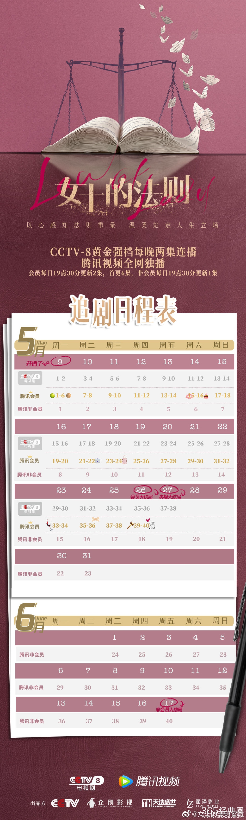 《女士的法则》追剧日历
