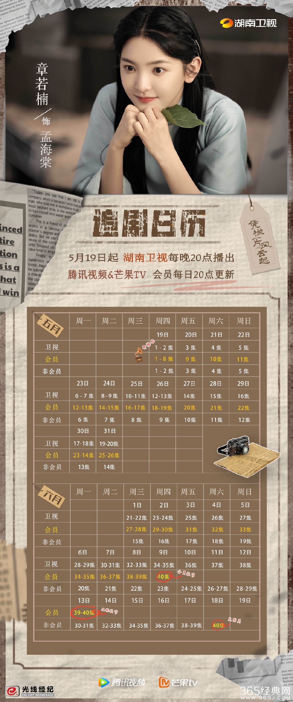 《凭栏一片风云起》追剧日历