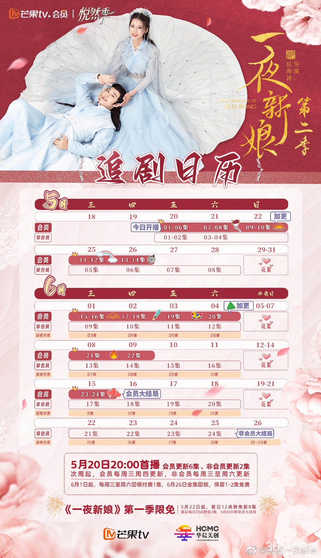 《一夜新娘第二季》追剧日历