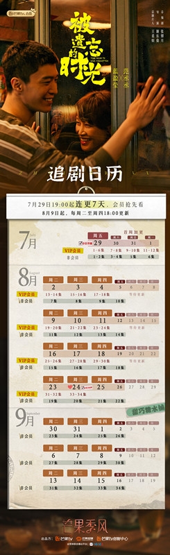 《被遗忘的时光》追剧日历
