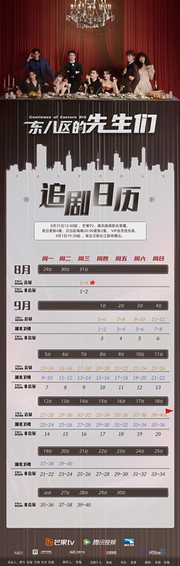 《东八区的先生们》追剧日历