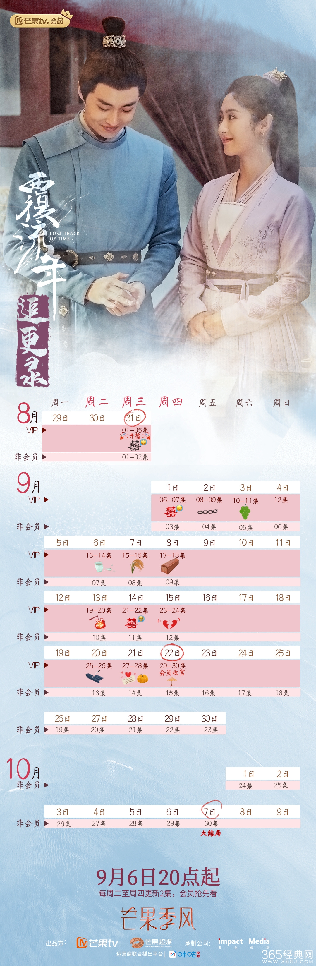 《覆流年》追剧日历