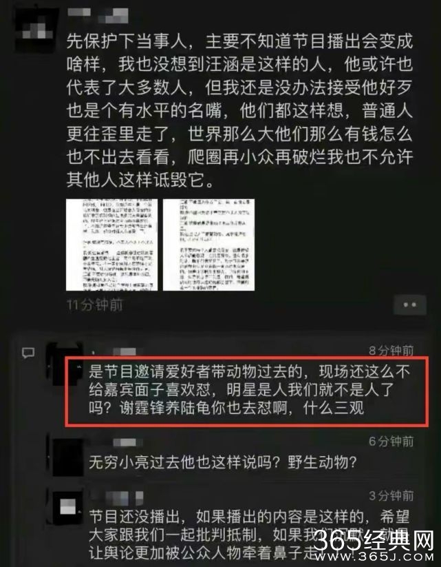 野生动物？汪涵被曝在节目中怼嘉宾，听我给你详解