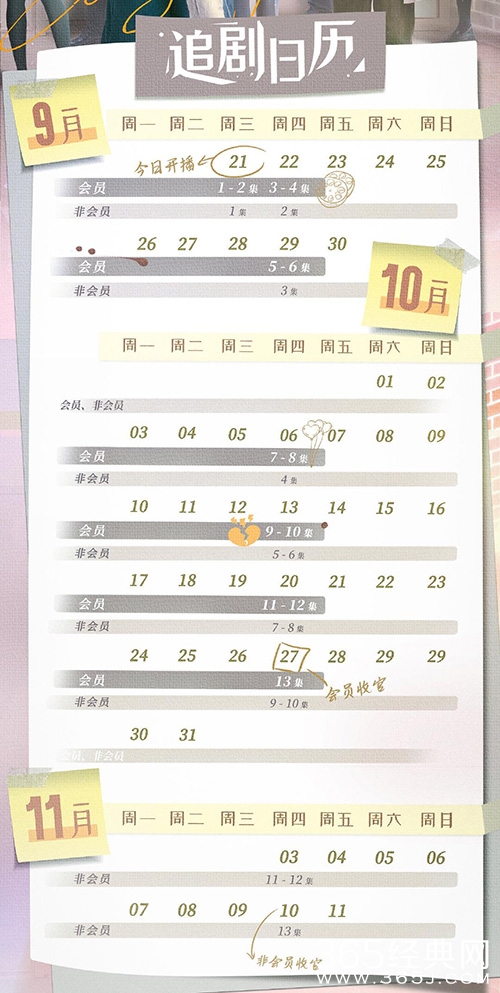 《三悦有了新工作》追剧日历