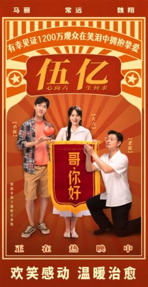 电影《哥，你好》票房破五亿 马丽常远魏翔好评不断欢笑仍在继续