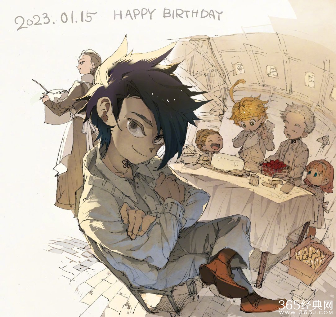 出水ぽすか最新绘制《约定的梦幻岛》雷的日生日贺图公开