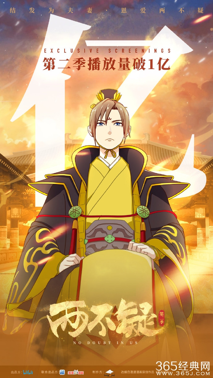 《两不疑》动画第二季播放量破亿