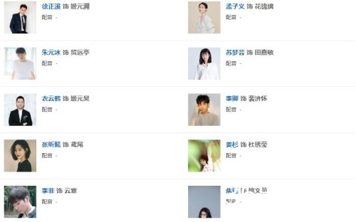 《花琉璃轶闻》人物关系