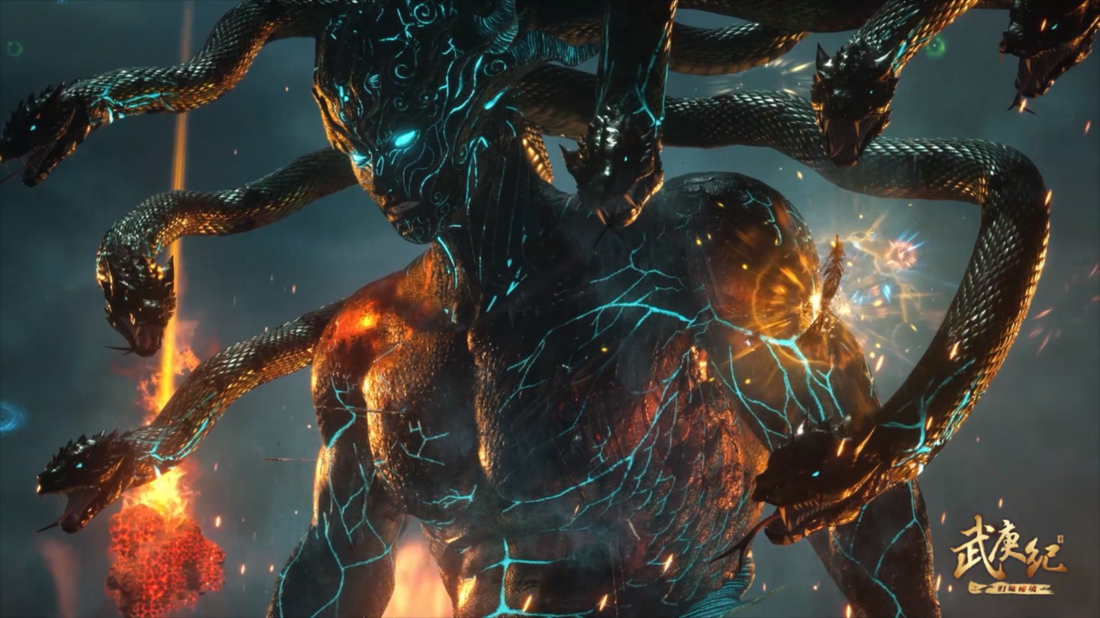 《武庚纪》第四季30集「太阳陨落的山谷」今日更新，诸神混战