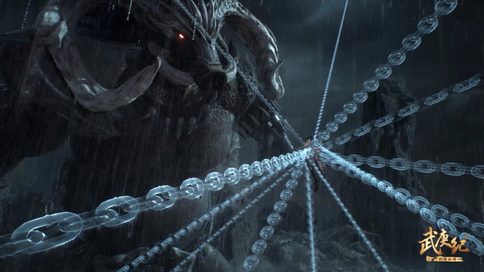 《武庚纪》第四季30集「太阳陨落的山谷」今日更新，诸神混战