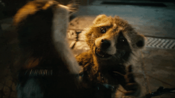 《银河护卫队3》曝终极预告 揭火箭浣熊悲惨身世