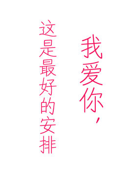 我爱你是最好的安排