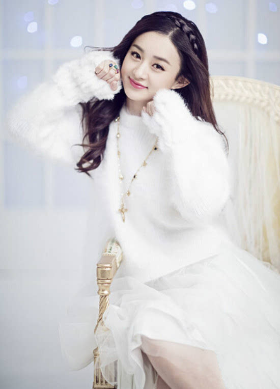 赵丽颖傻白甜清新可爱实力圈粉