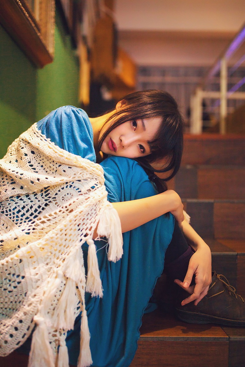 马尾辫美女清纯写真