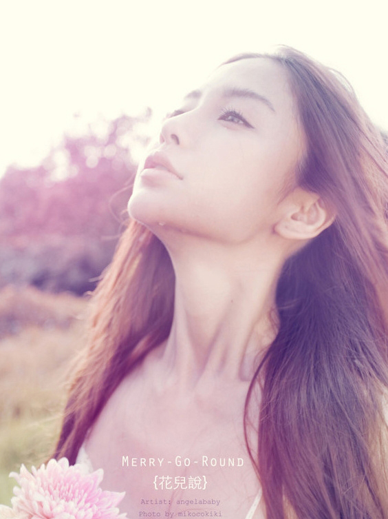 Angelababy唯美浪漫花儿