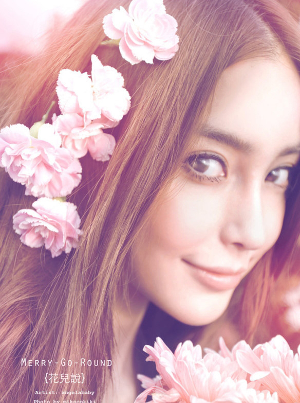Angelababy唯美浪漫花儿