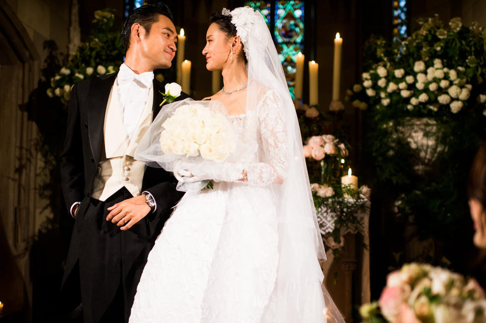 袁弘张歆艺德国大婚 袁弘张歆艺婚礼现场图片