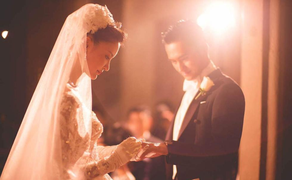 袁弘张歆艺德国大婚 袁弘张歆艺婚礼现场图片