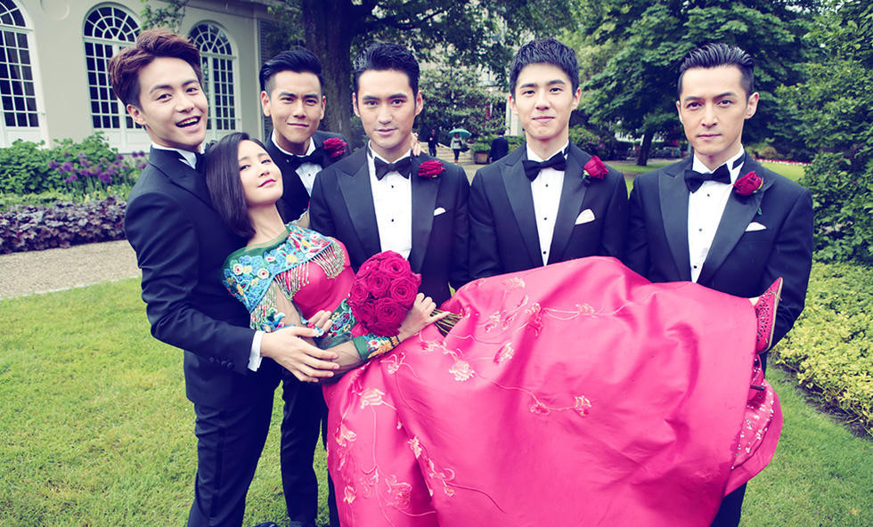 袁弘张歆艺德国大婚 袁弘张歆艺婚礼现场图片