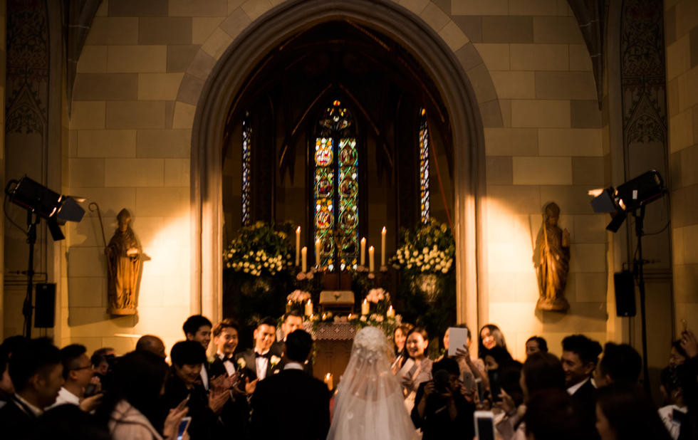 袁弘张歆艺德国大婚 袁弘张歆艺婚礼现场图片