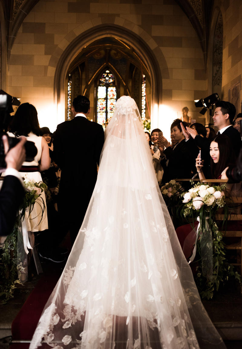 袁弘张歆艺德国大婚 袁弘张歆艺婚礼现场图片