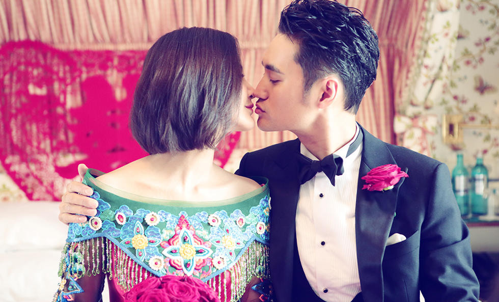 袁弘张歆艺德国大婚 袁弘张歆艺婚礼现场图片