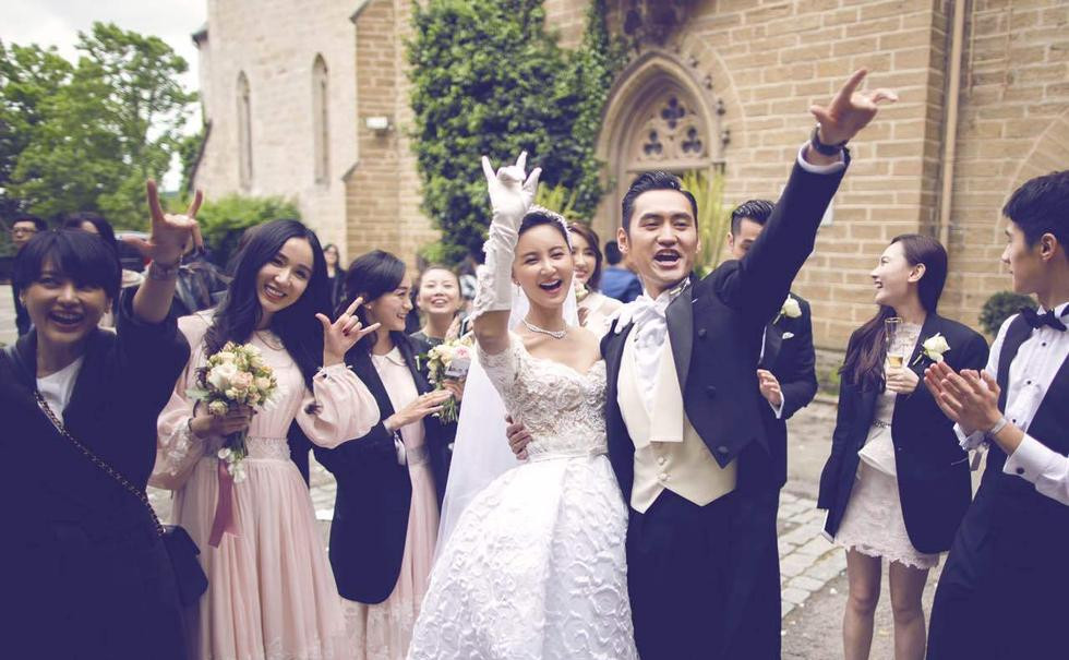 袁弘张歆艺德国大婚 袁弘张歆艺婚礼现场图片