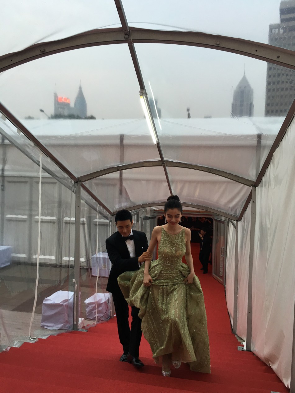 第19届上海国际电影节黄晓明baby夫妇图组