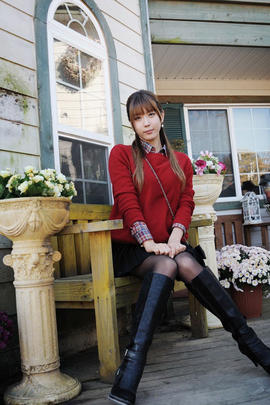 韩国女神许允清纯靓照