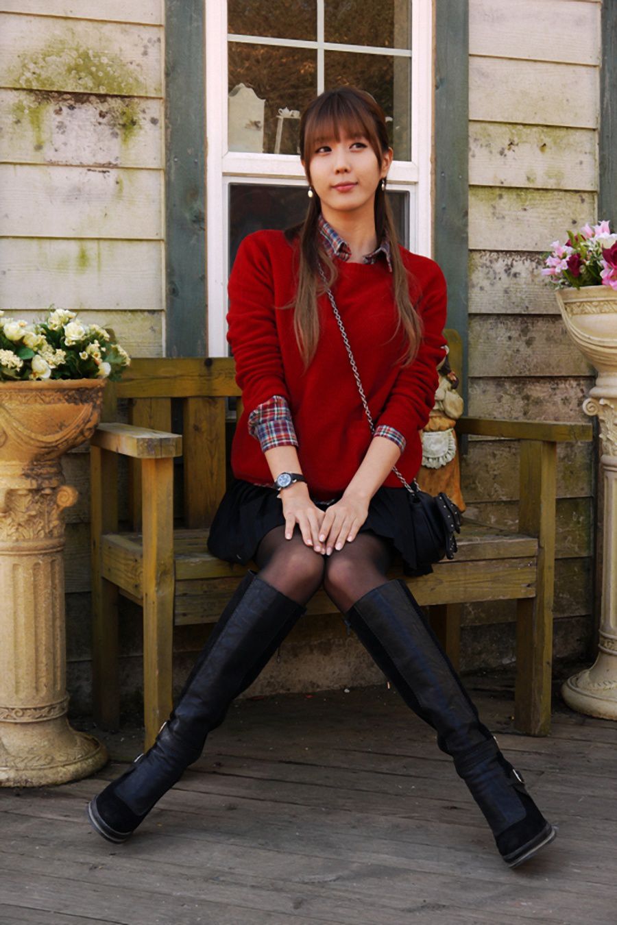 韩国女神许允清纯靓照