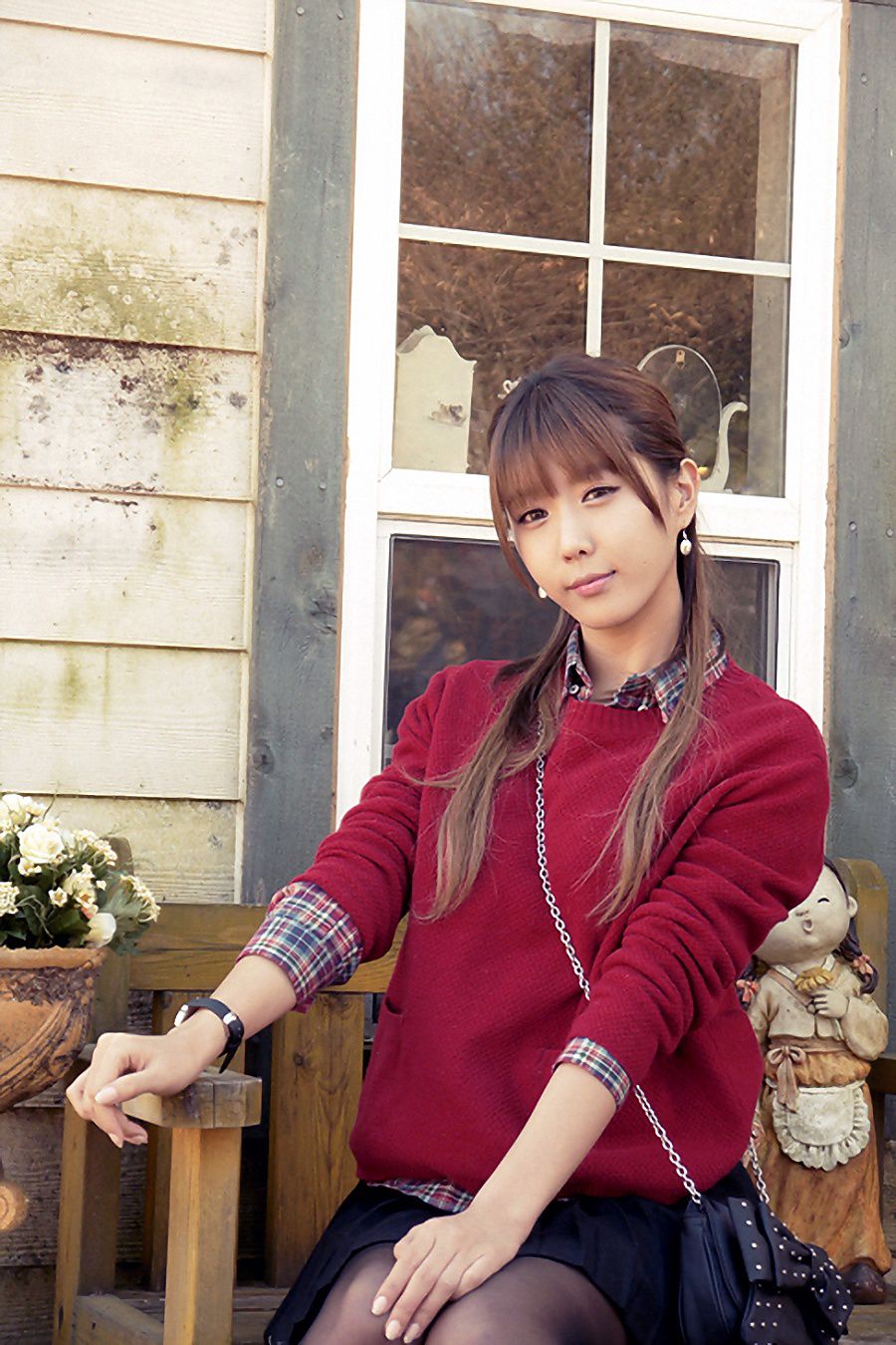 韩国女神许允清纯靓照