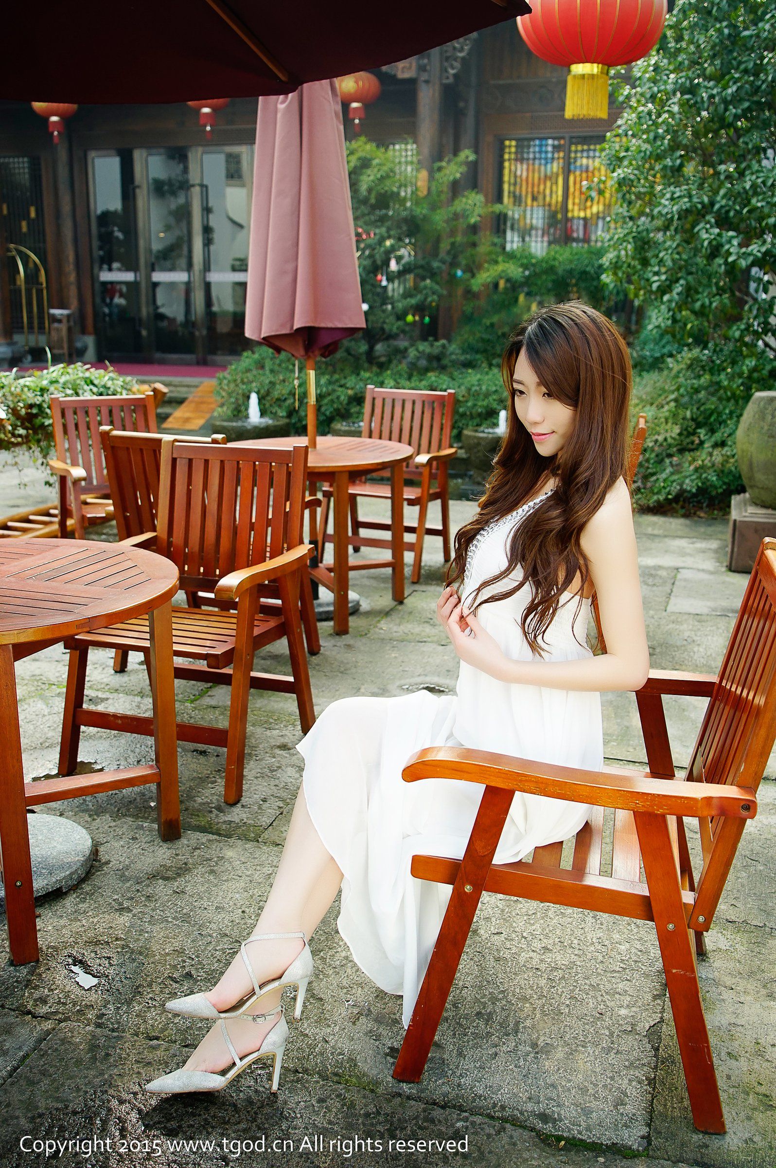 弓道少女丸子头清纯可爱靓丽写真