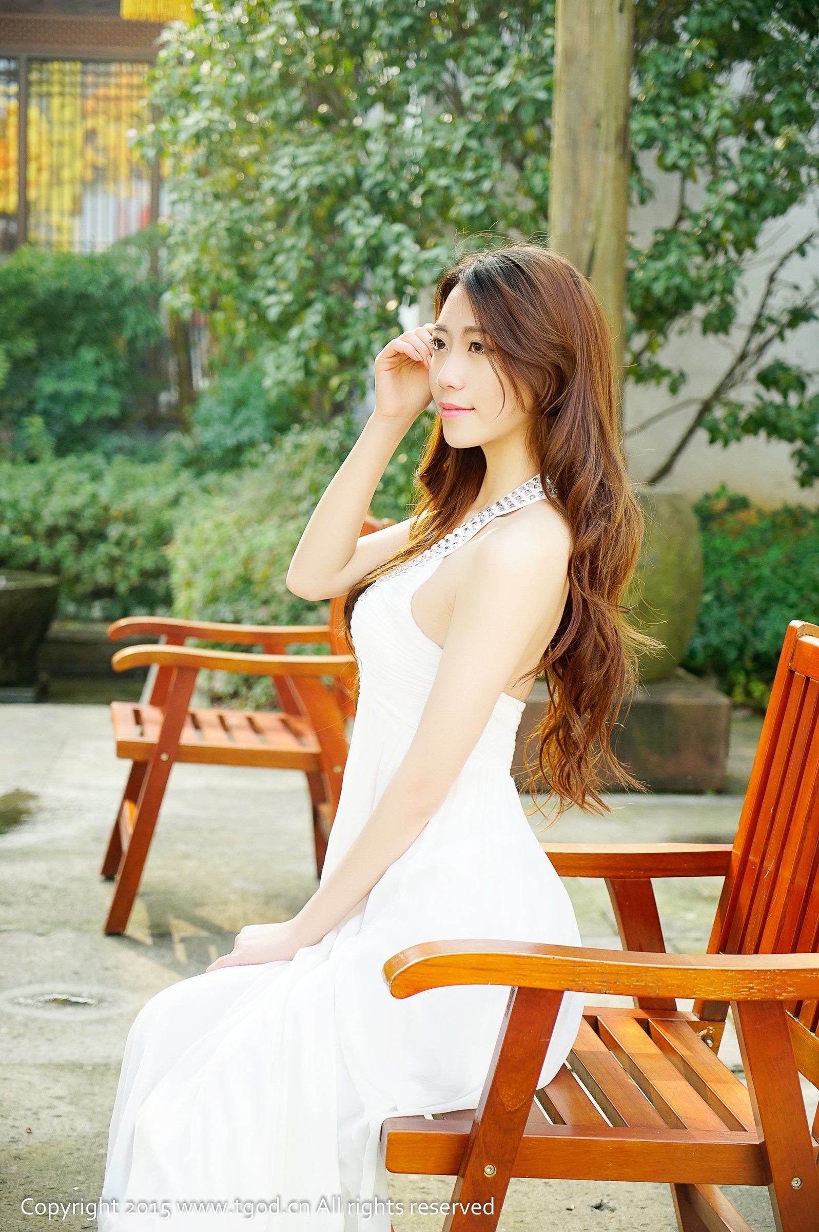 弓道少女丸子头清纯可爱靓丽写真